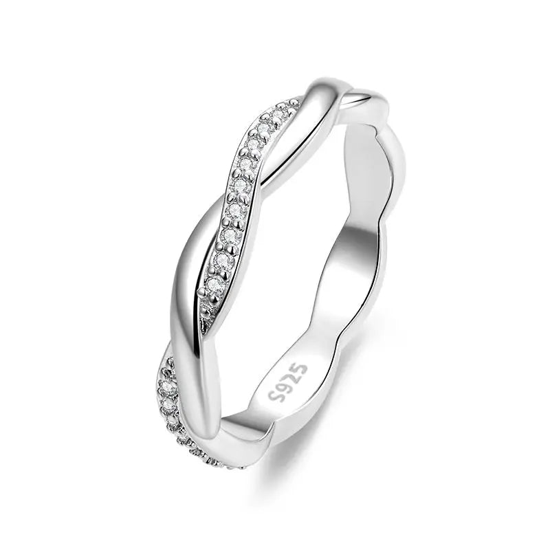 Sterling Silver Wedding Band Ring