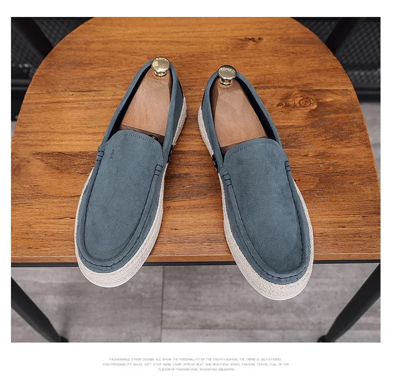 Men’s Suede Loafers Casual Flats