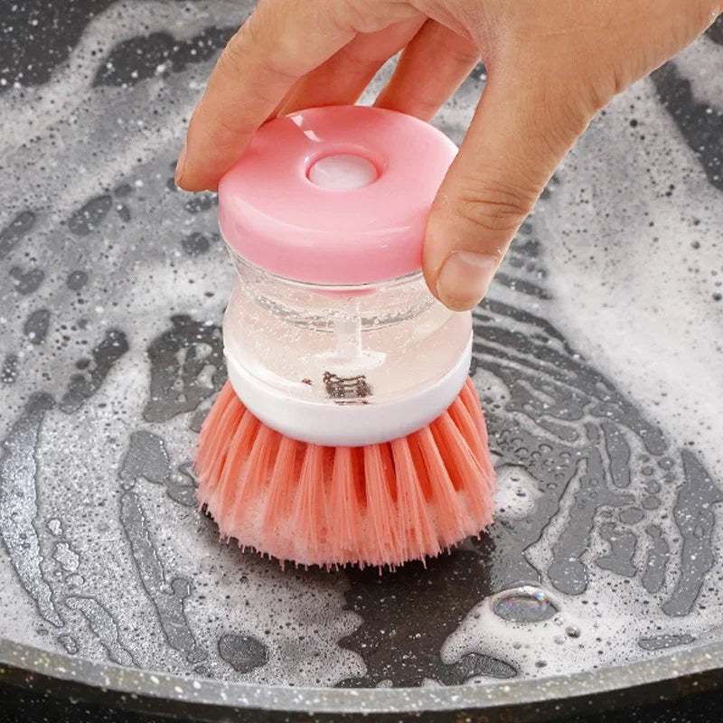 Dish Brush with Soap Dispenser