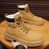 Men’s High-Top Denim Casual Boots