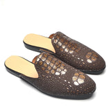 Men’s Crocodile Leather Mules