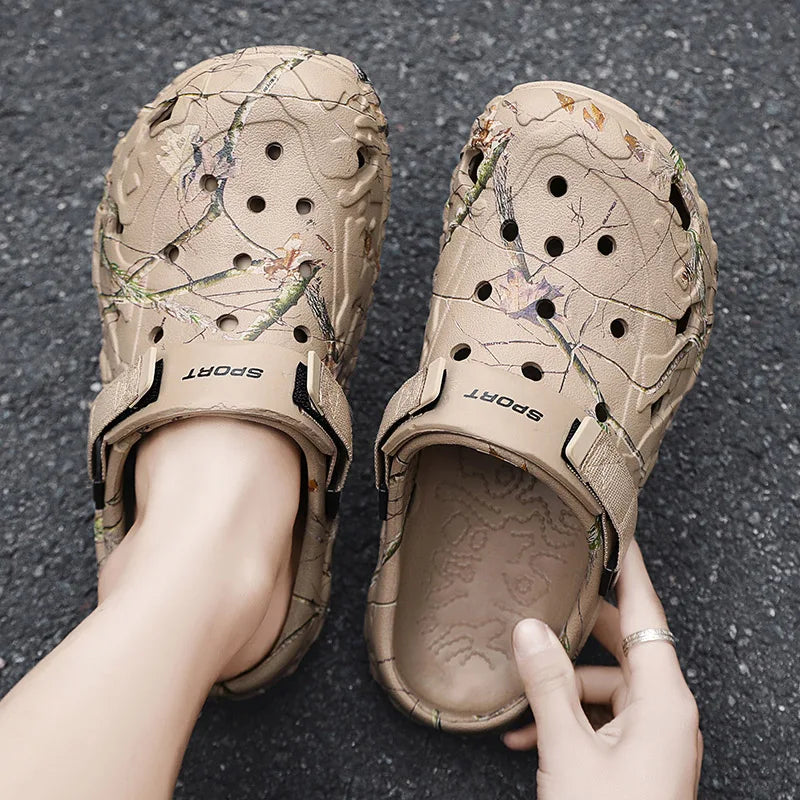 Men Summer Lightweight Garden Slippers