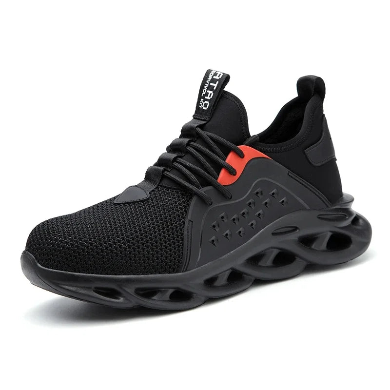 Women Safety Shoes Large Size Steel Toe Sneakers