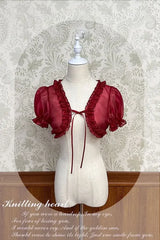 Lolita Summer Cropped Y2K Bolero Shrug