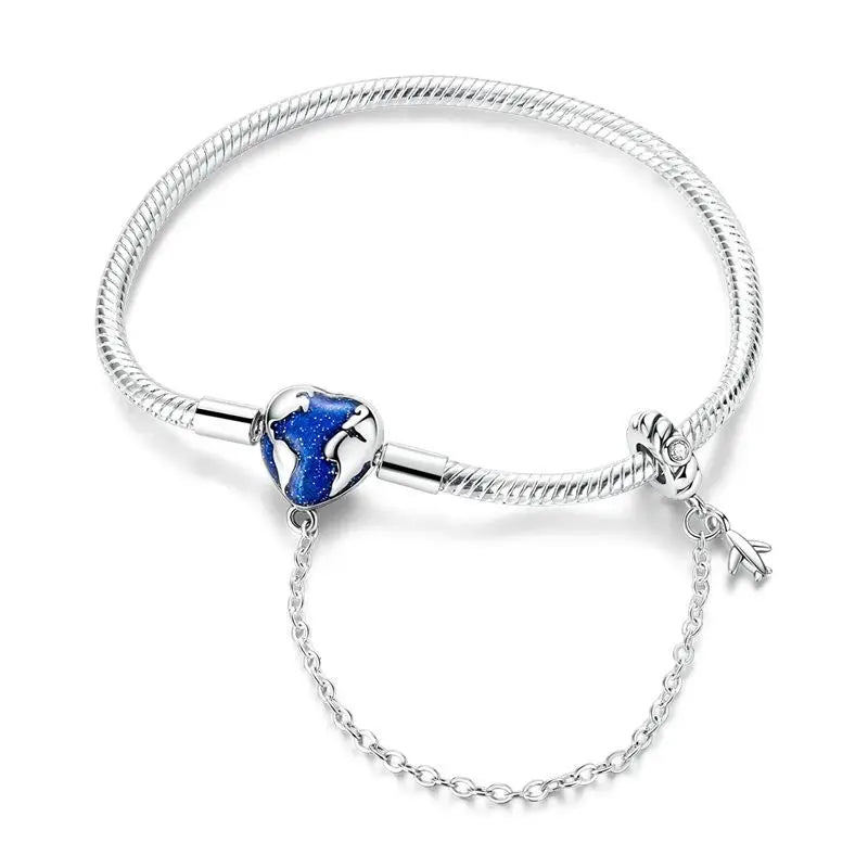 Sterling Silver Heart Bracelet