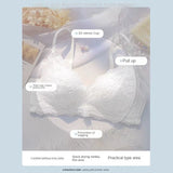 Women Vintage Lift Bra Set