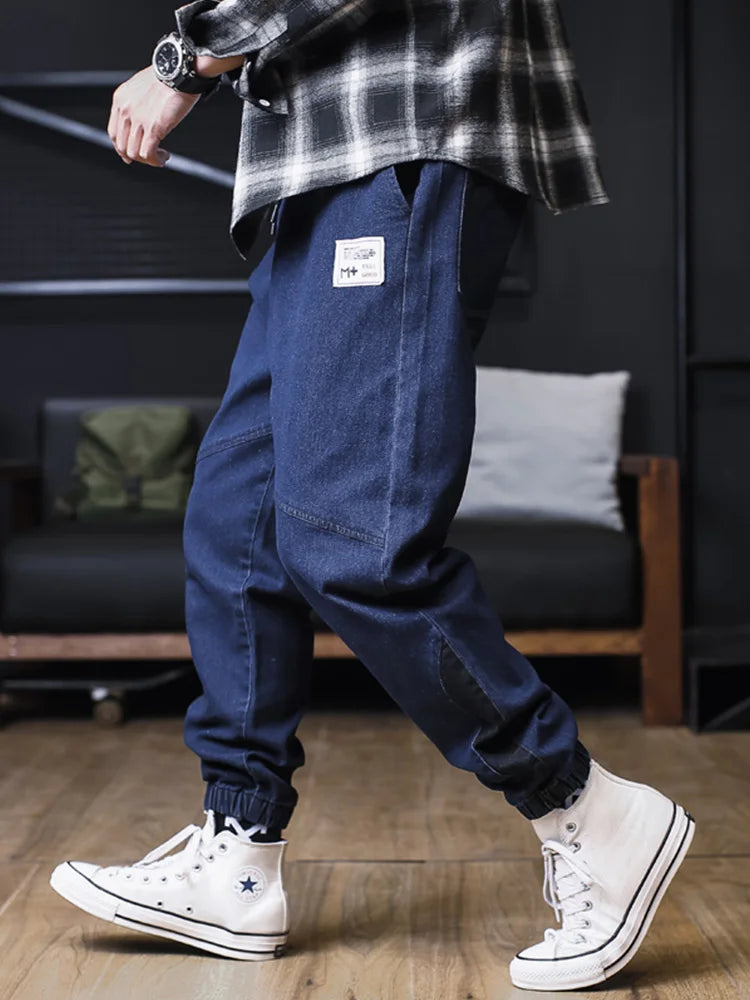 Men Plus Size Jogger Jeans