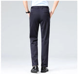 Men's Plus Size Business Trousers – Classic Black
