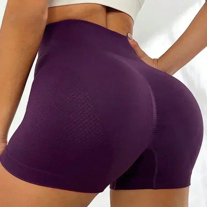 Women's Peach Hip Fitness Shorts