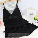 Curvy Luxe Satin Pajama Set