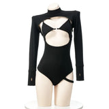 Anime Hollow Long Sleeve Bodysuit
