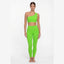 Blush One-Shoulder Yoga Set