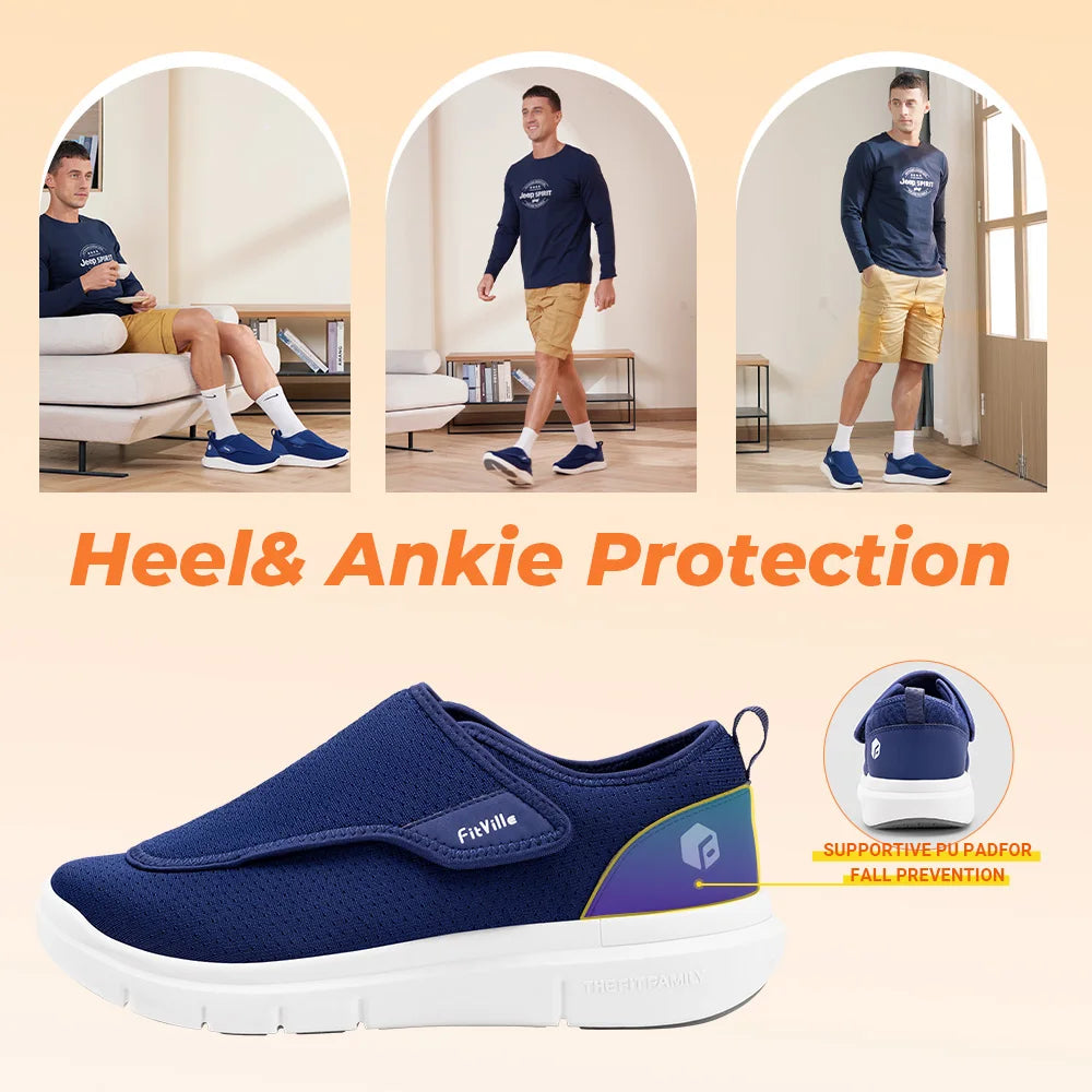Men Extra Wide Orthopedic Shoes