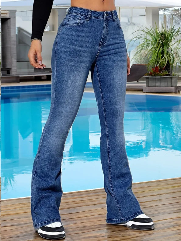 CurveLift™ – High Waist Slimming Flare Jeans (Hip Enhancing Fit)