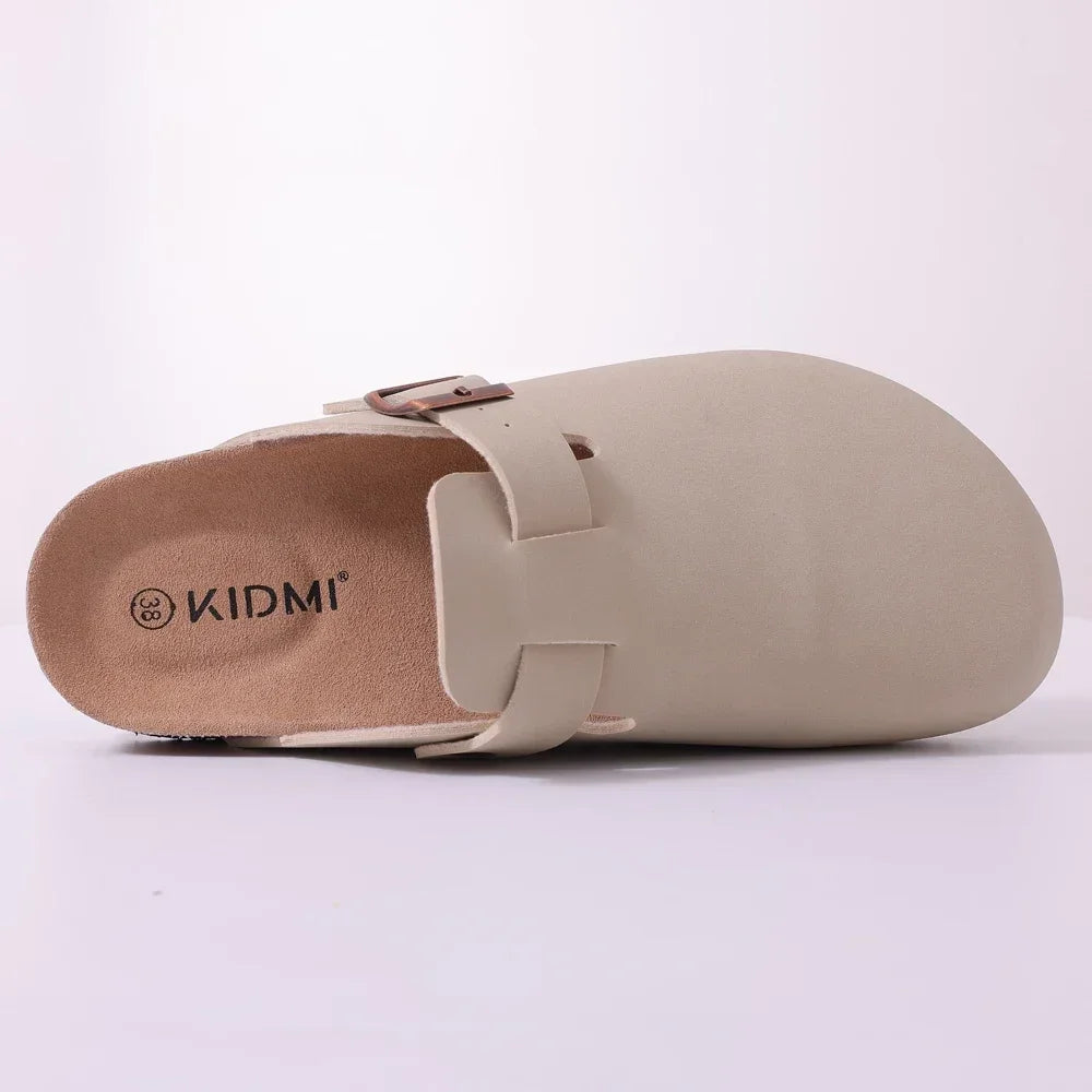 Men Suede Cork Mules