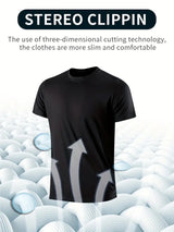 Men Quick Dry T-Shirt 4-Pack