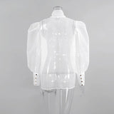 Aurora Organza Bow Blouse