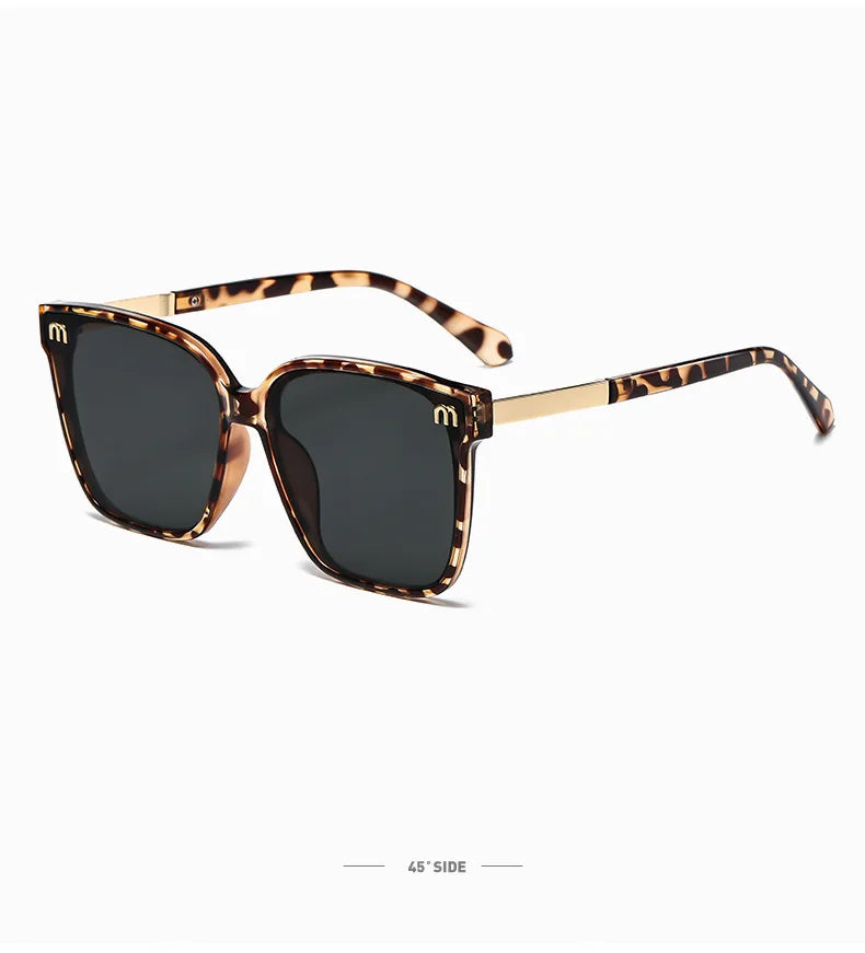 Luxury Square Mirror Sunglasses