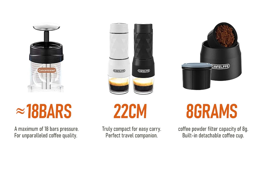 Portable 3-in-1 Coffee Machine