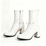 Classic Block Heel Ankle Boots