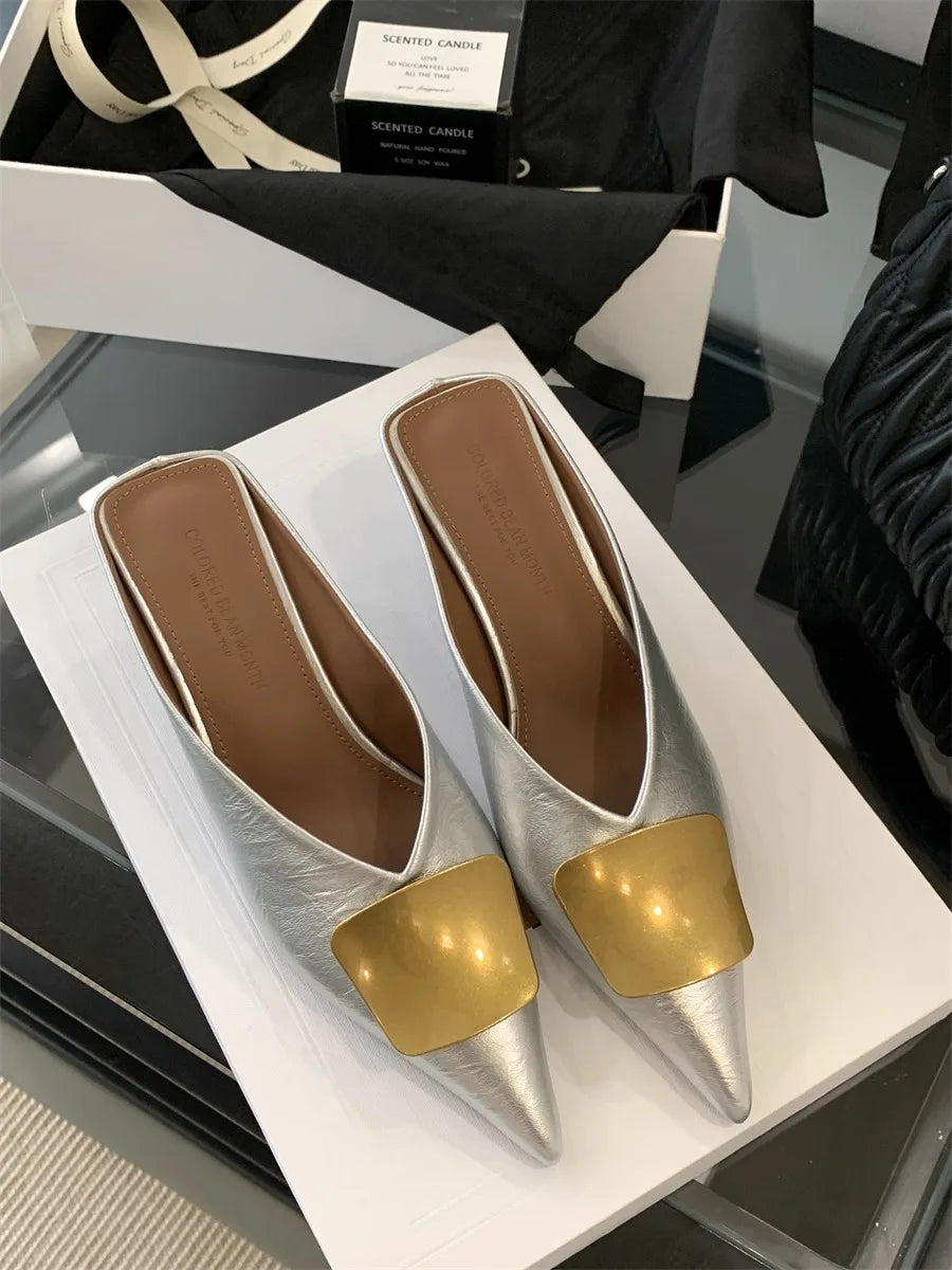 Women’s Luxury Heeled Mules