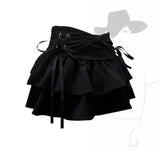 BowSpice™ – Kawaii Bow Denim Mini Skirt (Sexy Summer Gothic Look)