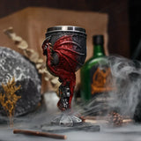 Medieval Dragon Goblet Wine Glass