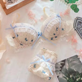 Women Lolita Push Up Bra Set