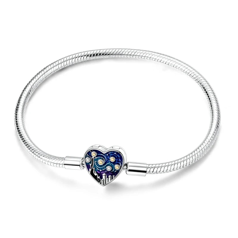 Sterling Silver Heart Bracelet