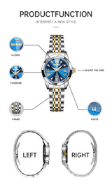 Men’s Alloy Steel Business Quartz Watch