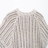 Women's Side Bow Knitted Pullover