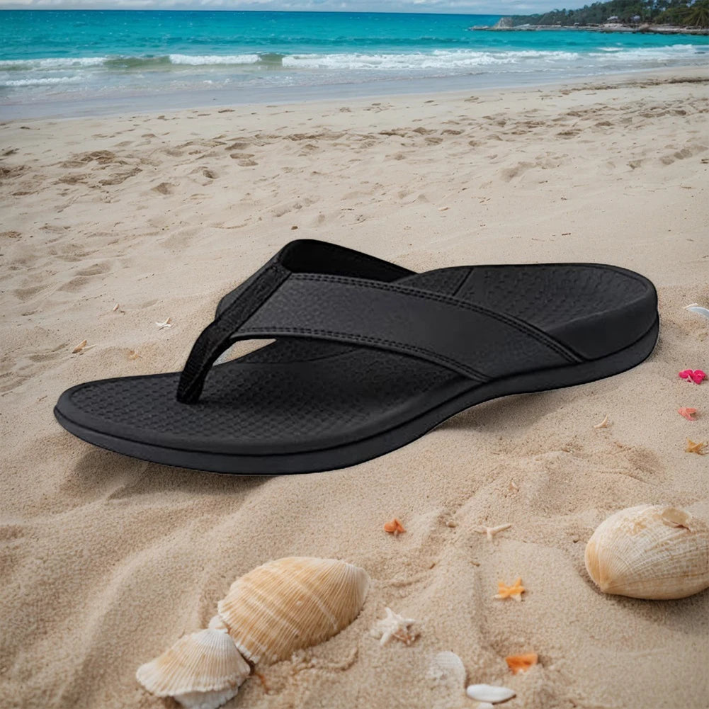 Men Orthotic Flip Flops Arch Support Sandals