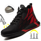 Men High Top Indestructible Safety Boots