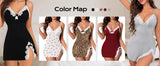 Lace Trim Babydoll Dress