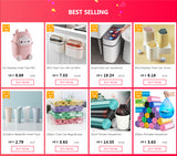 Folding Kitchen Trash Can