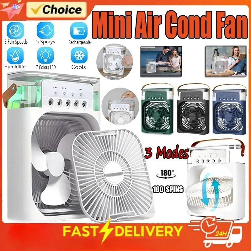 3-in-1 Portable Fan Air Conditioner