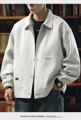 Men's Plus Size Vintage Casual Jacket