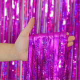 Foil Tinsel Fringe Curtain Backdrop