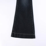 FlareRush™ – 90s Low Waist Cargo Pants (Vintage Y2K, Korean Flare)