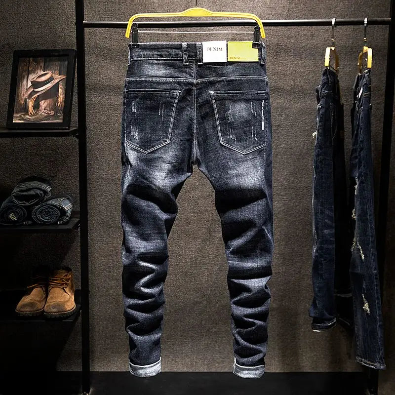 Apex Ripped Straight Jeans