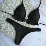 Lace-Up Brazilian Bikini