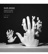 Abstract Palm Hand Sculpture Decor