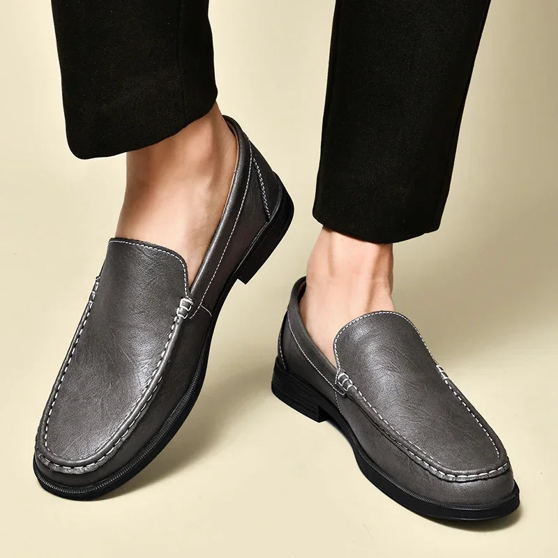 Executive Leather Loafers