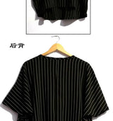 Men's Plus Size Striped Vintage T-Shirt – Loose Fit