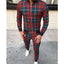 Men's Checkered Sports Tracksuit