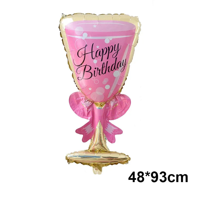 Big Champagne Foil Balloon