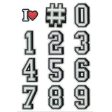 Women Number Shoe Charms Crocs Accessories