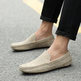 Men’s 2025 Luxury Suede Boat Loafers