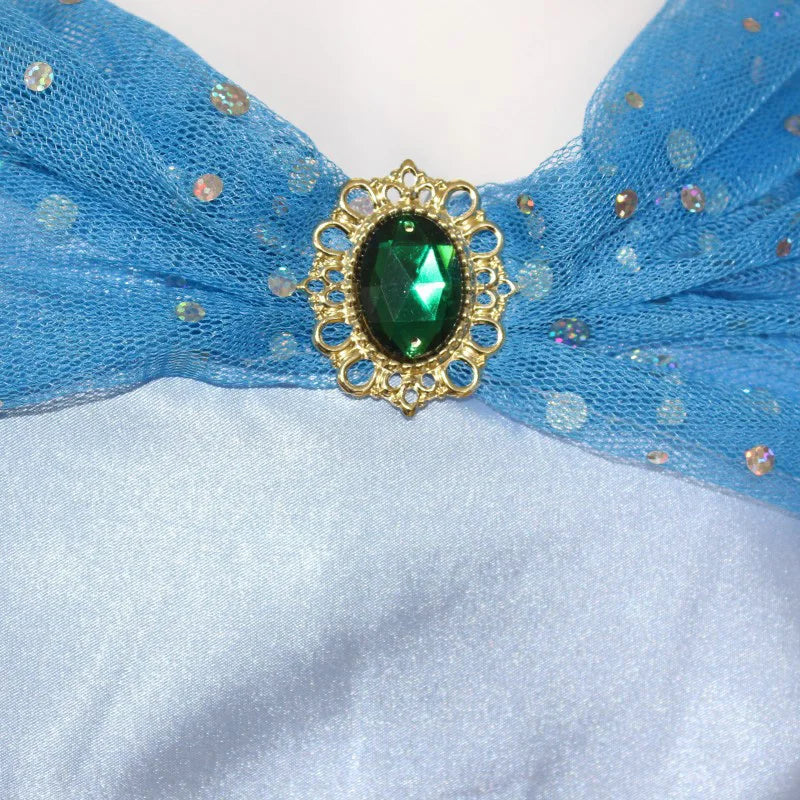 Girls Snow Queen Princess Costume