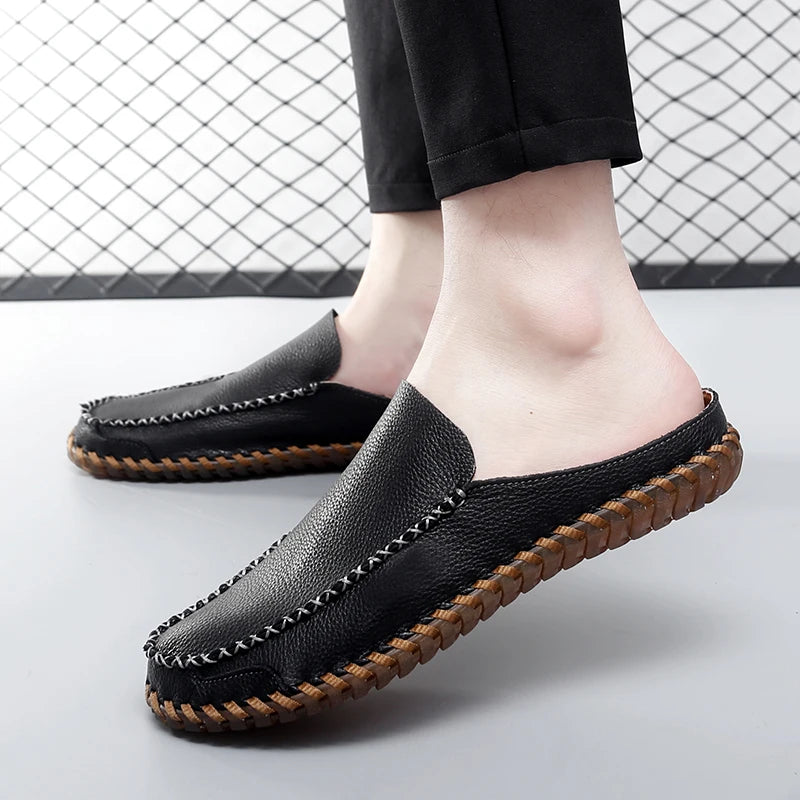 Men Backless Loafers